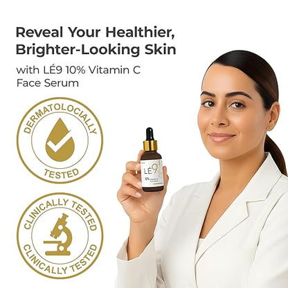 LÉ9 10% Vitamin C Face Serum.